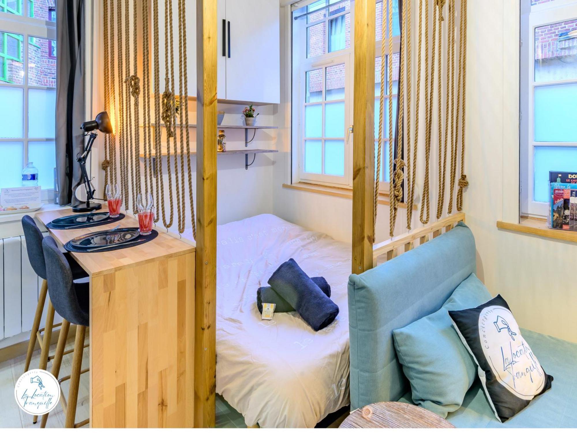 Nid Urbain - Proche Tribunal - Centre - Wifi - Tv 두에 외부 사진