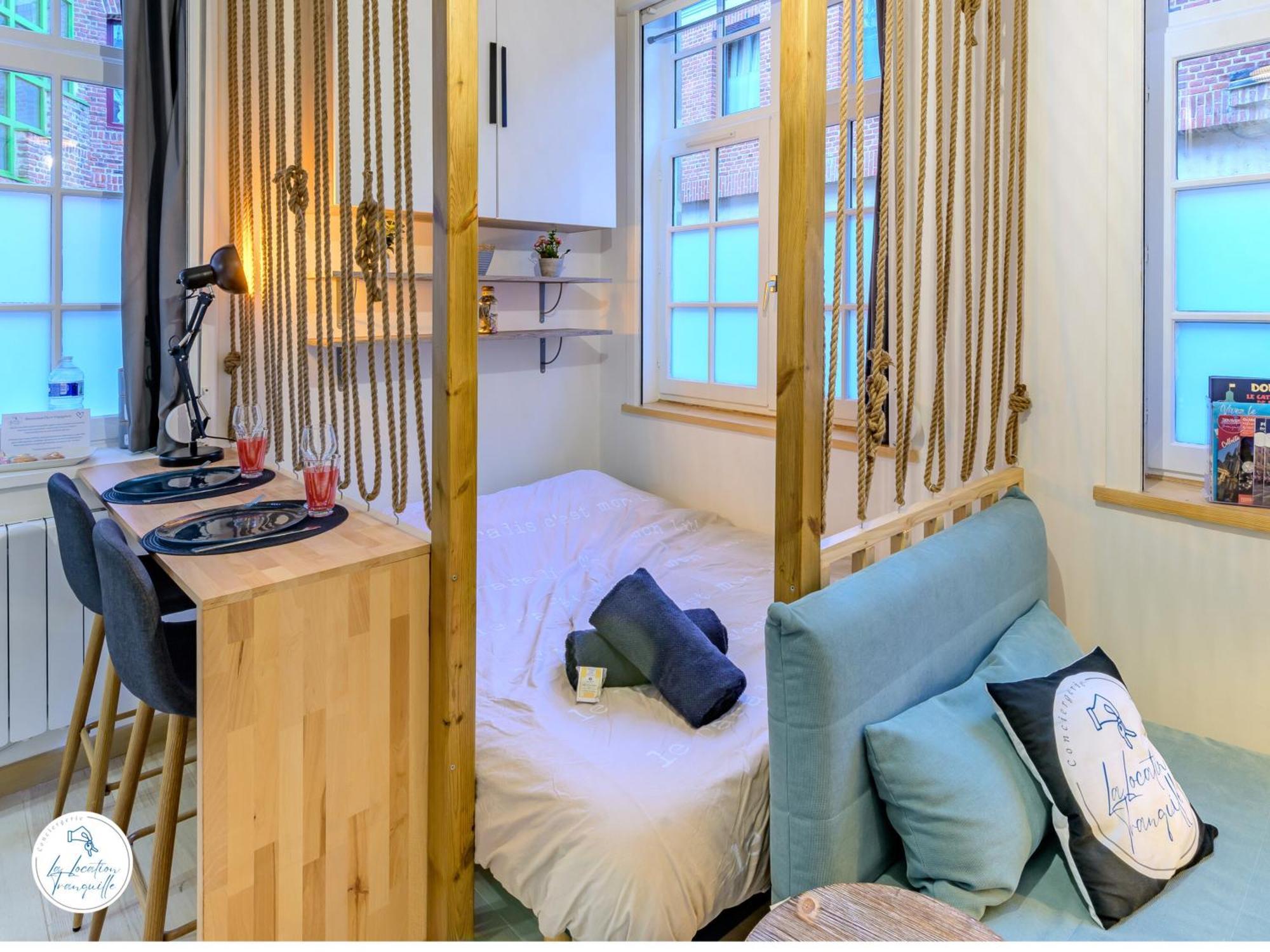 Nid Urbain - Proche Tribunal - Centre - Wifi - Tv 두에 외부 사진